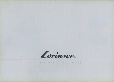Mercedes-Benz Lorinser Accessoires Prospekt 10.2004