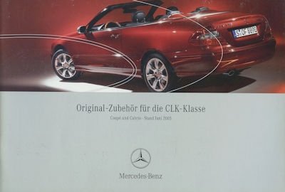 Mercedes-Benz CLK Coupé / Cabriolet Zubehör Prospekt 6.2005
