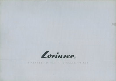 Mercedes-Benz Lorinser G-Klasse Prospekt 7.2005