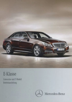 Mercedes Benz E-Klasse Bedienungsanleitung 2011