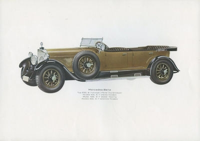 Mercedes-Benz Programm-Mappe ca. 1927