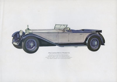 Mercedes-Benz Programm-Mappe ca. 1927