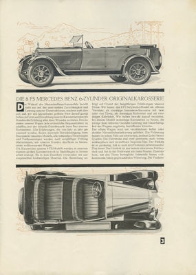 Mercedes-Benz 8/38 HP brochure 6.1927