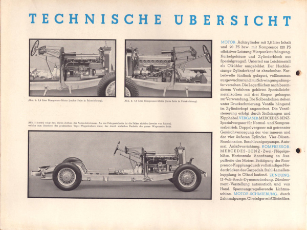 Mercedes-Benz Typ 380 K Prospekt 1.1933