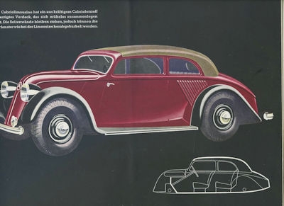 Mercedes-Benz Typ 130 Prospekt  1.1934