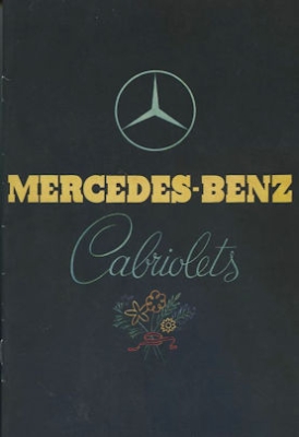 Mercedes-Benz Cabriolet Prospekt ca. 1935 Reprint