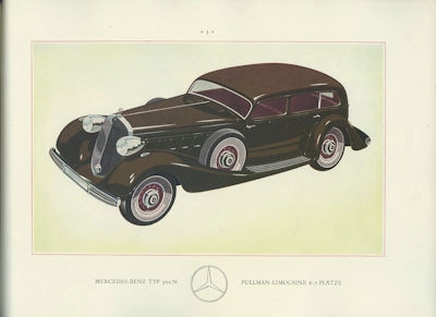 Mercedes-Benz Typ 500 N Prospekt 1.1935