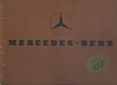 Mercedes-Benz Typ 230 Prospekt 4.1937