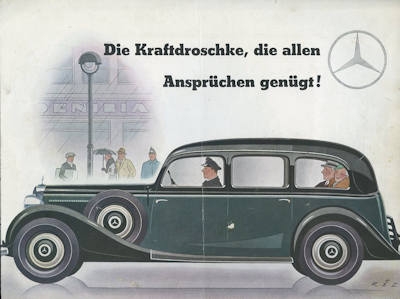 Mercedes-Benz 230 Taxi Prospekt 1938