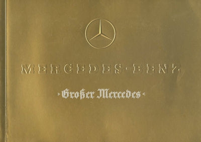 Mercedes-Benz Typ 770 Prospekt 1939