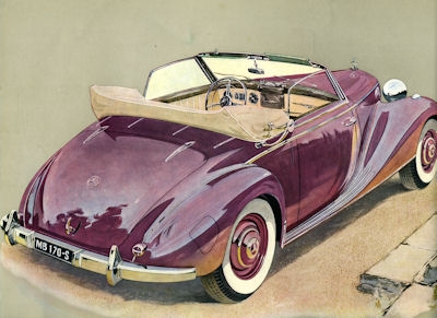 Mercedes-Benz 170 S Cabriolet A brochure 1950