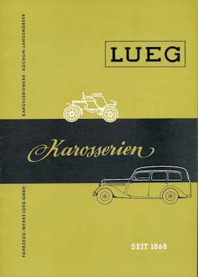 Mercedes-Benz / Lueg 170 Prospekt 1953