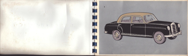Mercedes-Benz Zweifarbige Lackierungen Musterbuch ca. 1958