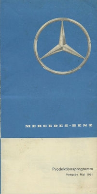 Mercedes-Benz Programm 5.1961