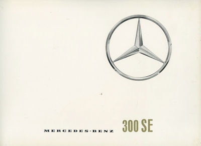 Mercedes-Benz 300 SE Prospekt 2.1963 e