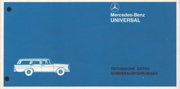 Mercedes-Benz Universal Prospekt 1966