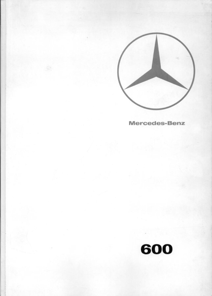 Mercedes-Benz 600 Prospekt 12.1965