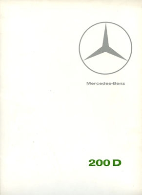 Mercedes-Benz 200 D Prospekt 2.1967