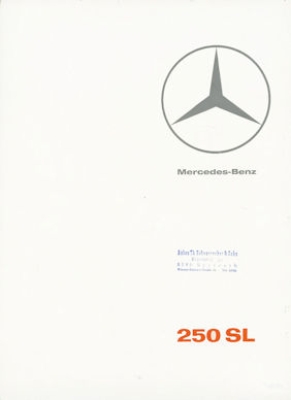 Mercedes-Benz 250 SL Prospekt 2.1967