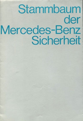 Mercedes-Benz Sicherheit Prospekt 9.1969