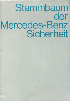 Mercedes-Benz Safty brochure 9.1969