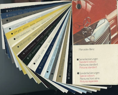 Mercedes-Benz Colors 10.1972