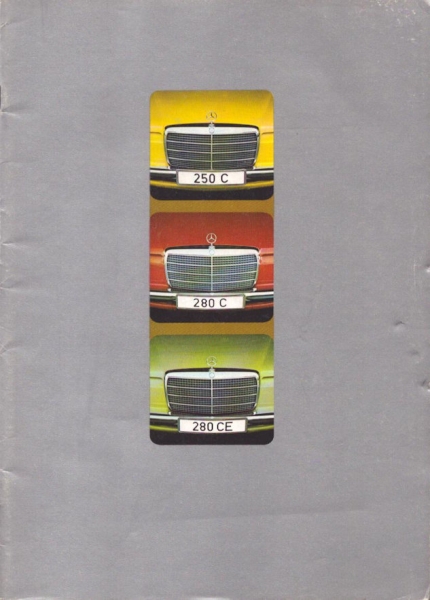 Mercedes-Benz 250C 280C 280CE Prospekt 6.1973