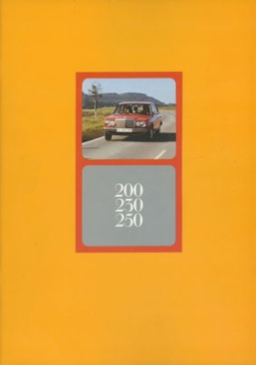 Mercedes-Benz 200 230 250 Prospekt 12.1975