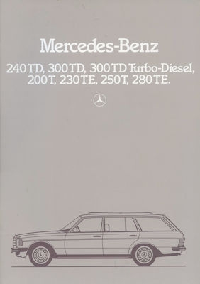 Mercedes-Benz 240TD-280TE Prospekt 8.1981