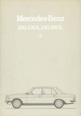 Mercedes-Benz 200-280 E Prospekt 11.1982