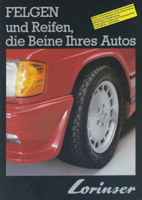 Mercedes-Benz Lorinser Programm ca. 1984