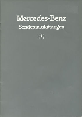 Mercedes-Benz Sonderausstattung 9.1983