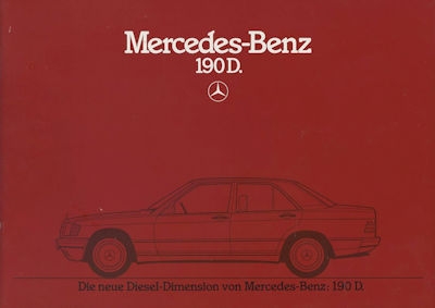 Mercedes-Benz 190 D Prospekt 11.1983