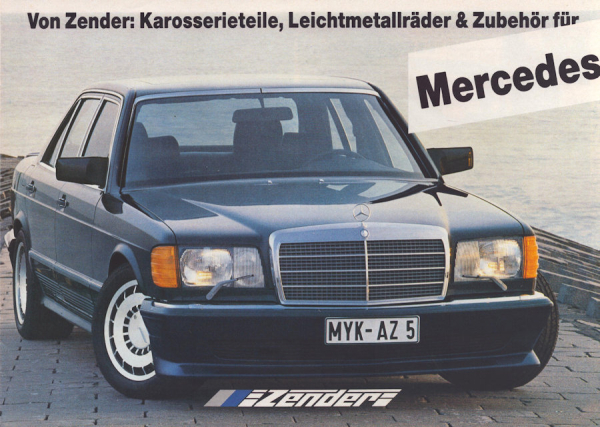 Mercedes-Benz Zenders Programm ca. 1985