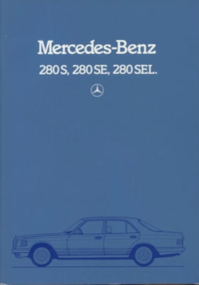 Mercedes-Benz 280-280 SEL Prospekt 12.1984