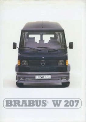 Mercedes-Benz W 207 Brabus Prospekt 1980er Jahre