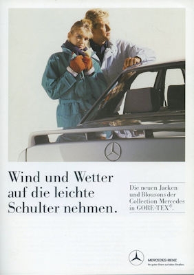Mercedes-Benz Gore-Tex Collection Prospekt 11.1986