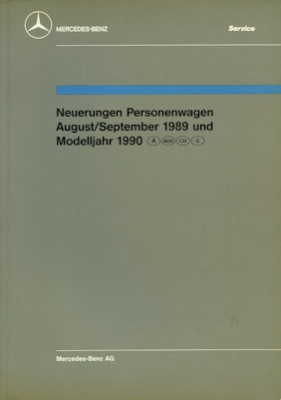 Mercedes-Benz Neuerungen 1989/1990 Reparaturanleitung 1990