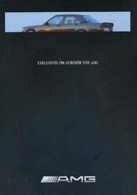 Mercedes-Benz 190 AMG Exklusives Zubehör Prospekt ca. 1992