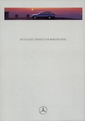 Mercedes-Benz E-Klasse T-Modelle Prospekt 1995