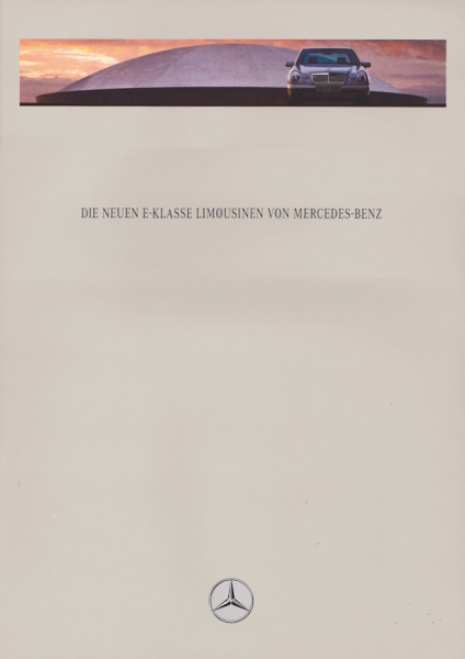 Mercedes-Benz E-Klasse Limousinen Prospekt 3.1995