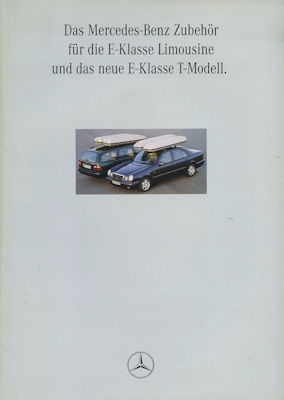 Mercedes-Benz E-Klasse Zubehör Prospekt 5.1996