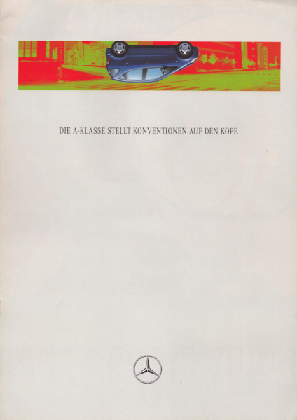 Mercedes-Benz A-Klasse Prospekt 12.1996