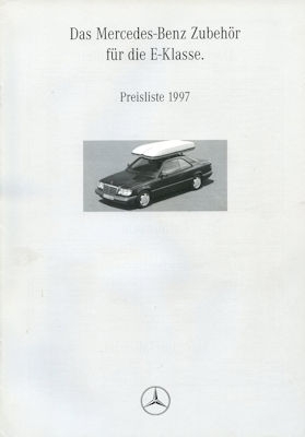 Mercedes-Benz E-Klasse Zubehör Preisliste 1997