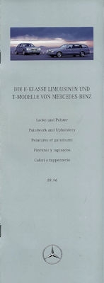 Mercedes-Benz E-Klasse Farben 9.1996