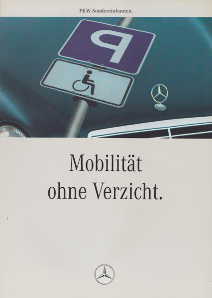 Mercedes-Benz Sondereinbauten Mobilität Prospekt 8.1997