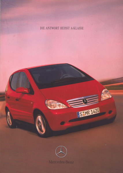 Mercedes-Benz A-Klasse Prospekt 1.1998