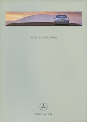 Mercedes-Benz E-Klasse Limousinen Prospekt 5.1998