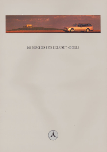 Mercedes-Benz E-Klasse T-Modelle Prospekt 8.1997