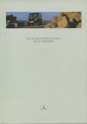 Mercedes-Benz 290 GD TD brochure 8.1997